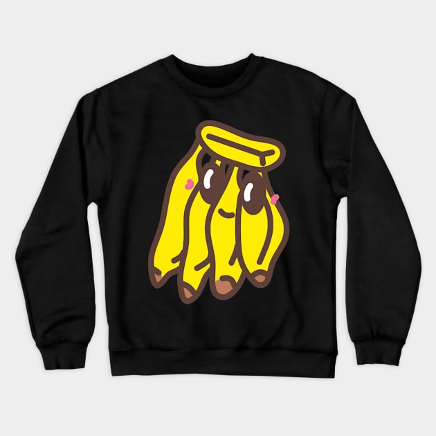 Banana smile Crewneck Sweatshirt by B&E